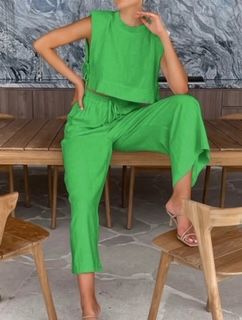 NEXT DAY DELIVERY THUY Summer Bodycon Set Green