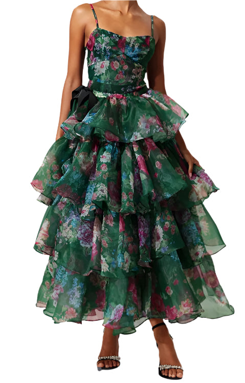 RUTH Mini Dress with Ruffle Skirt Maxi Dress