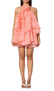 SIMONA Sweet Layered Mini Backless Dress