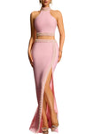 SUSANA Pearl Embellished Two Piece Bandage Set