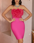 BALOU Chest Flower Bandage Dress