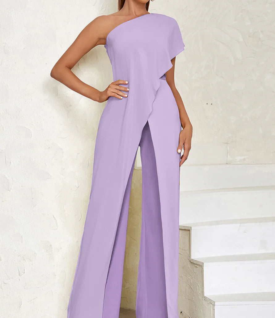 NEXT DAY DELIVERY HEMA One Shoulder Bodycon Jumpsuit