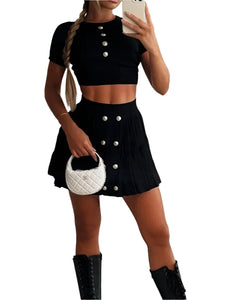 NEXT DAY DELIVERY DAFNE Two Piece Knit Set