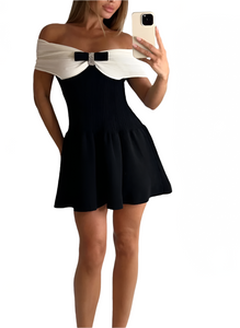 JULSIE Off of the Shoulder Flare Bodycon Dress PinkApple Dresses JULSIE Off of the Shoulder Flare Bodycon Dress PinkApple Dresses