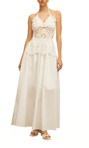 FRANCESCA Floral Cut Out Maxi Dress