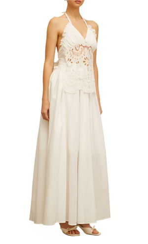 FRANCESCA Floral Cut Out Maxi Dress
