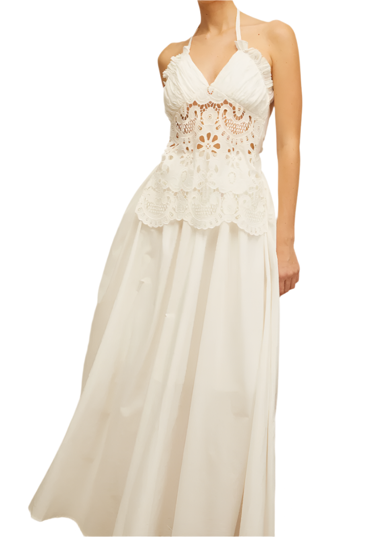 FRANCESCA Floral Cut Out Maxi Dress