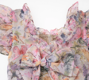 VENA Off Shoulder Floral Maxi Bodycon Dress