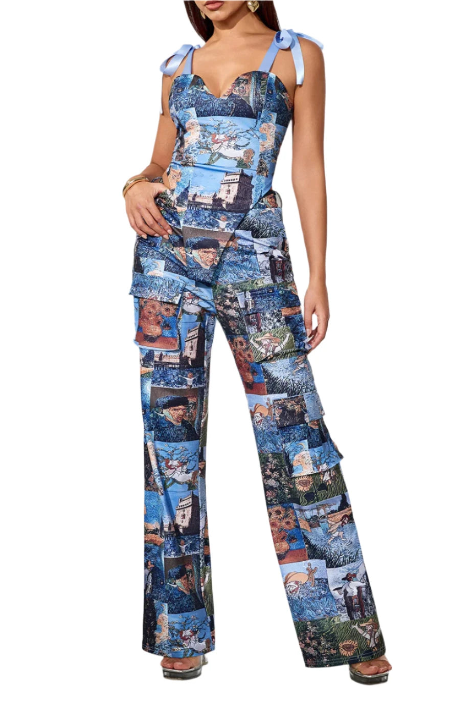 NEXT DAY DELIVERY TASYA Vintage Cargo Pants Set