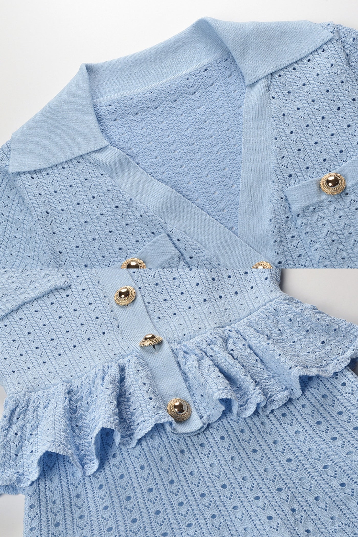 UDA Knit Long Sleeve Mini Bodycon Dress