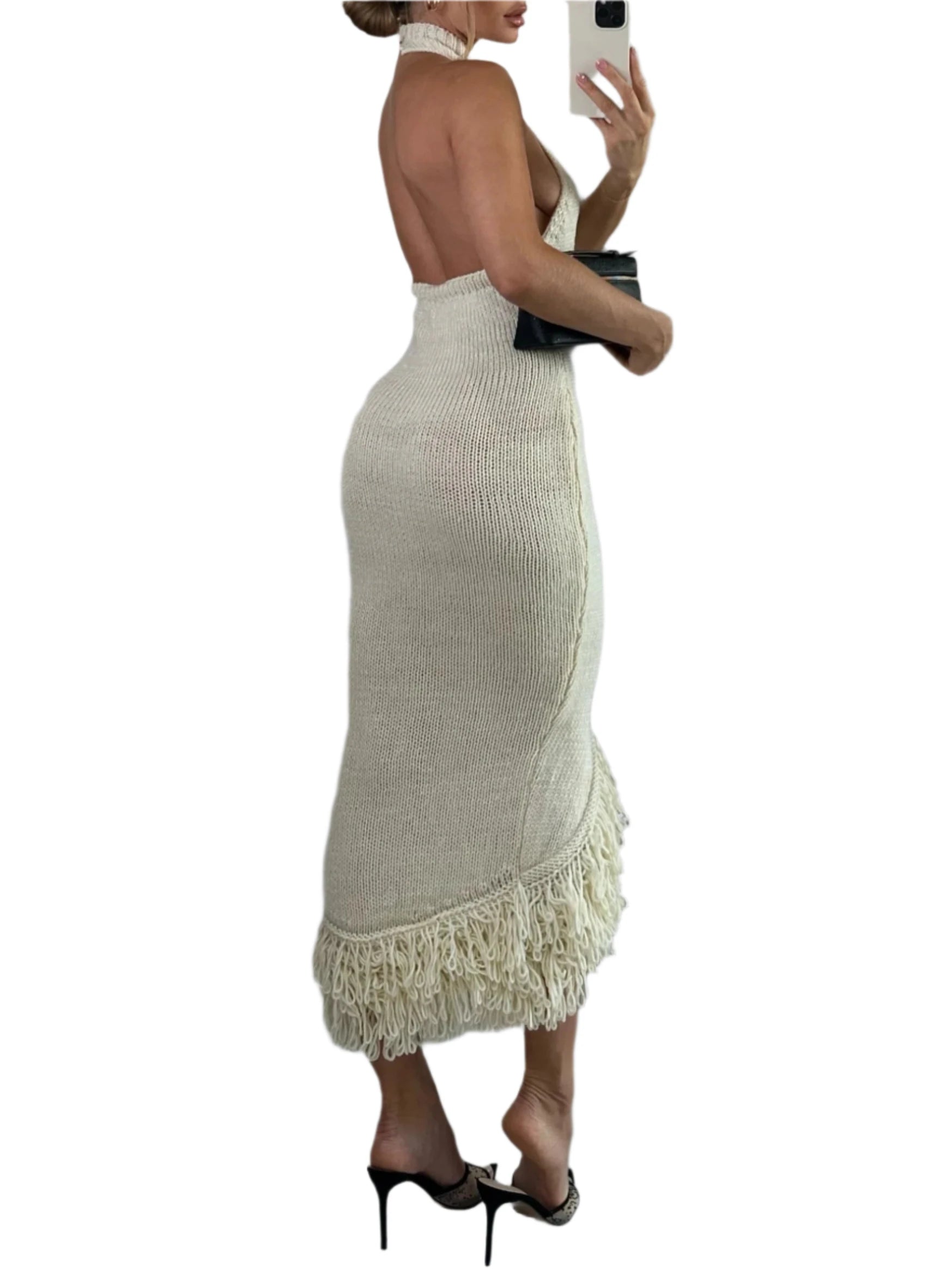 VICKI Knit Midi Bodycon Dress