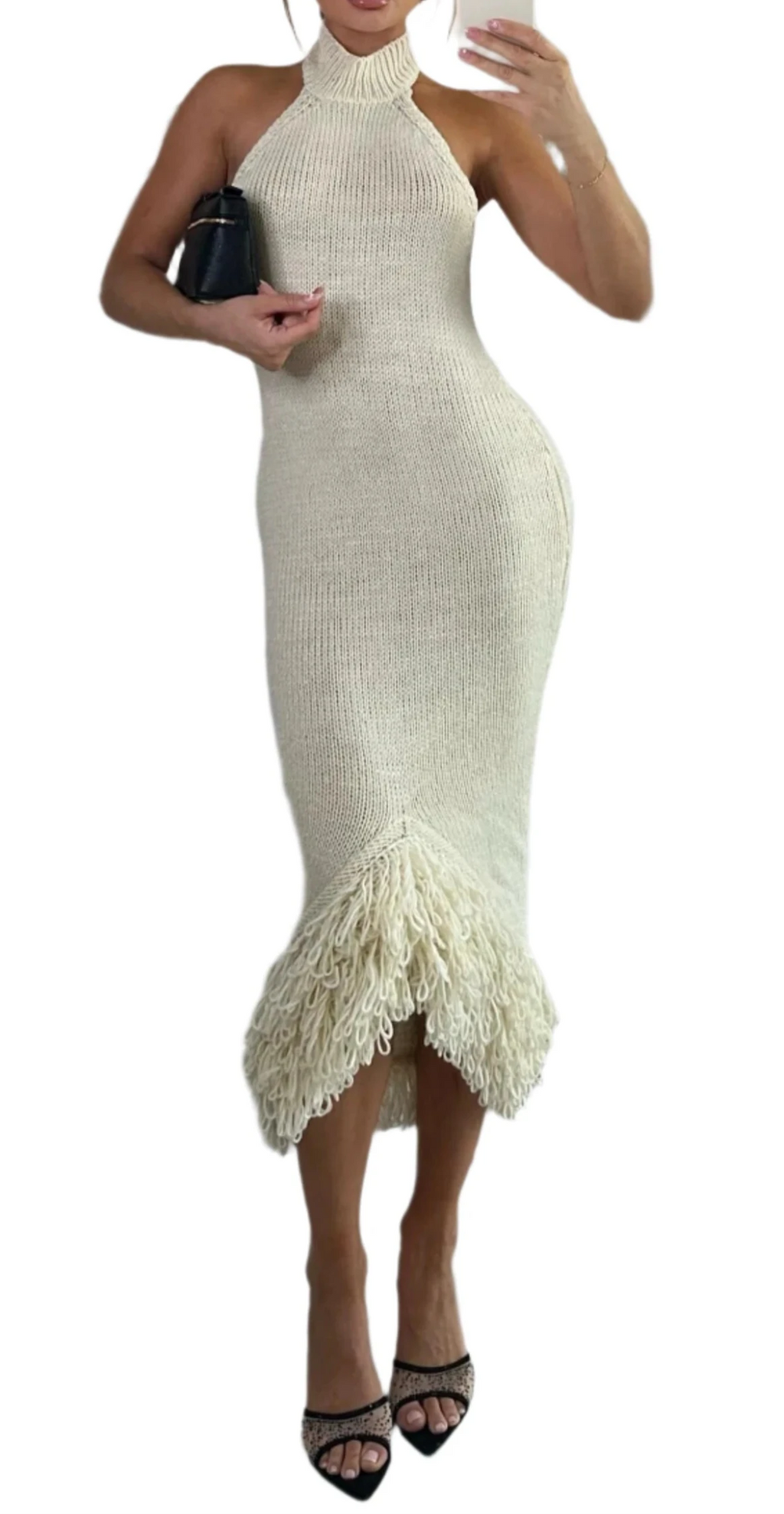 VICKI Knit Midi Bodycon Dress