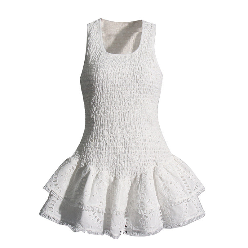 DIAMOND Summer Bodycon Dress L / White DIAMOND Summer Bodycon Dress L / White