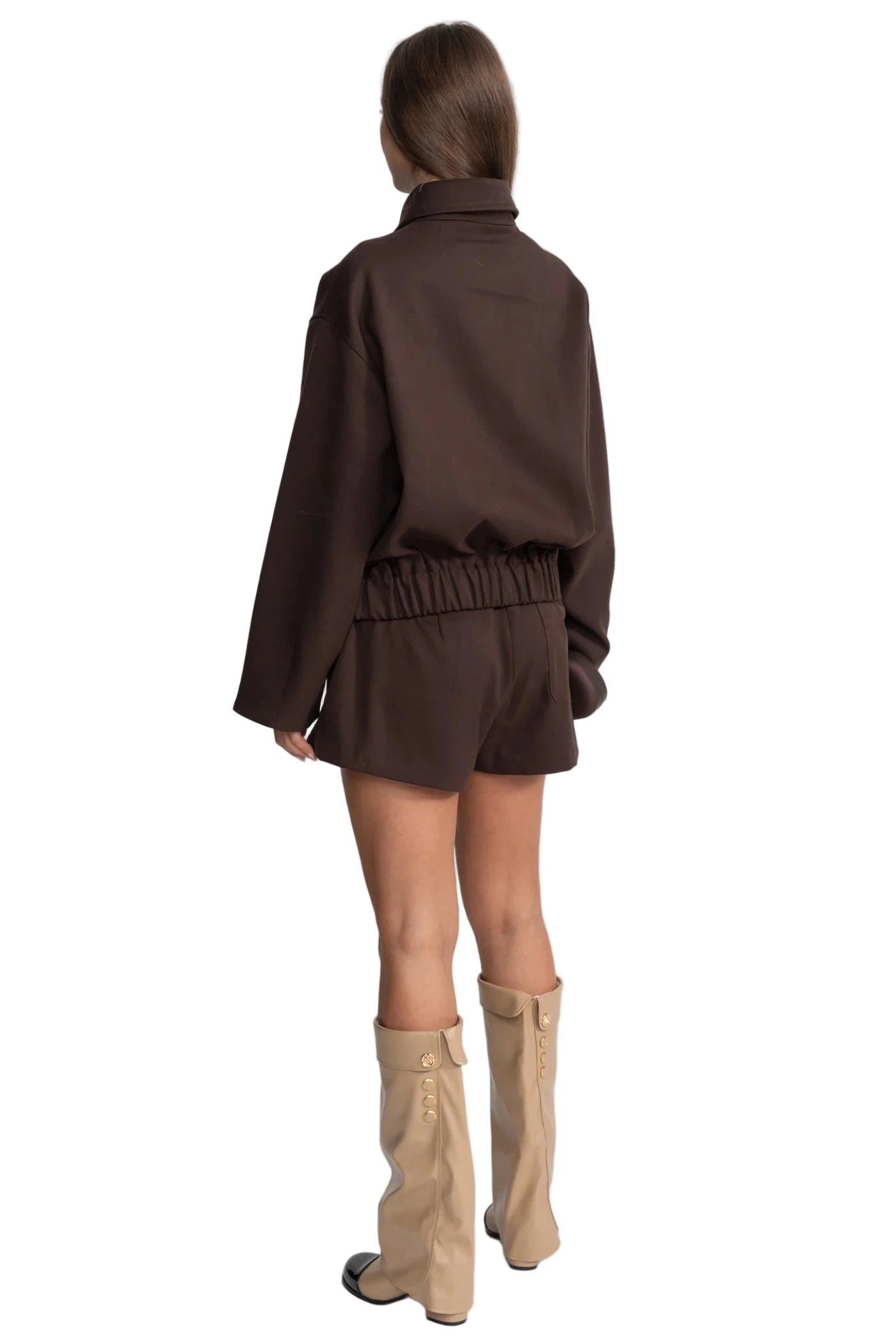 DEBRA UTILITY JACKET AND MATCHING MINI SKIRT SET