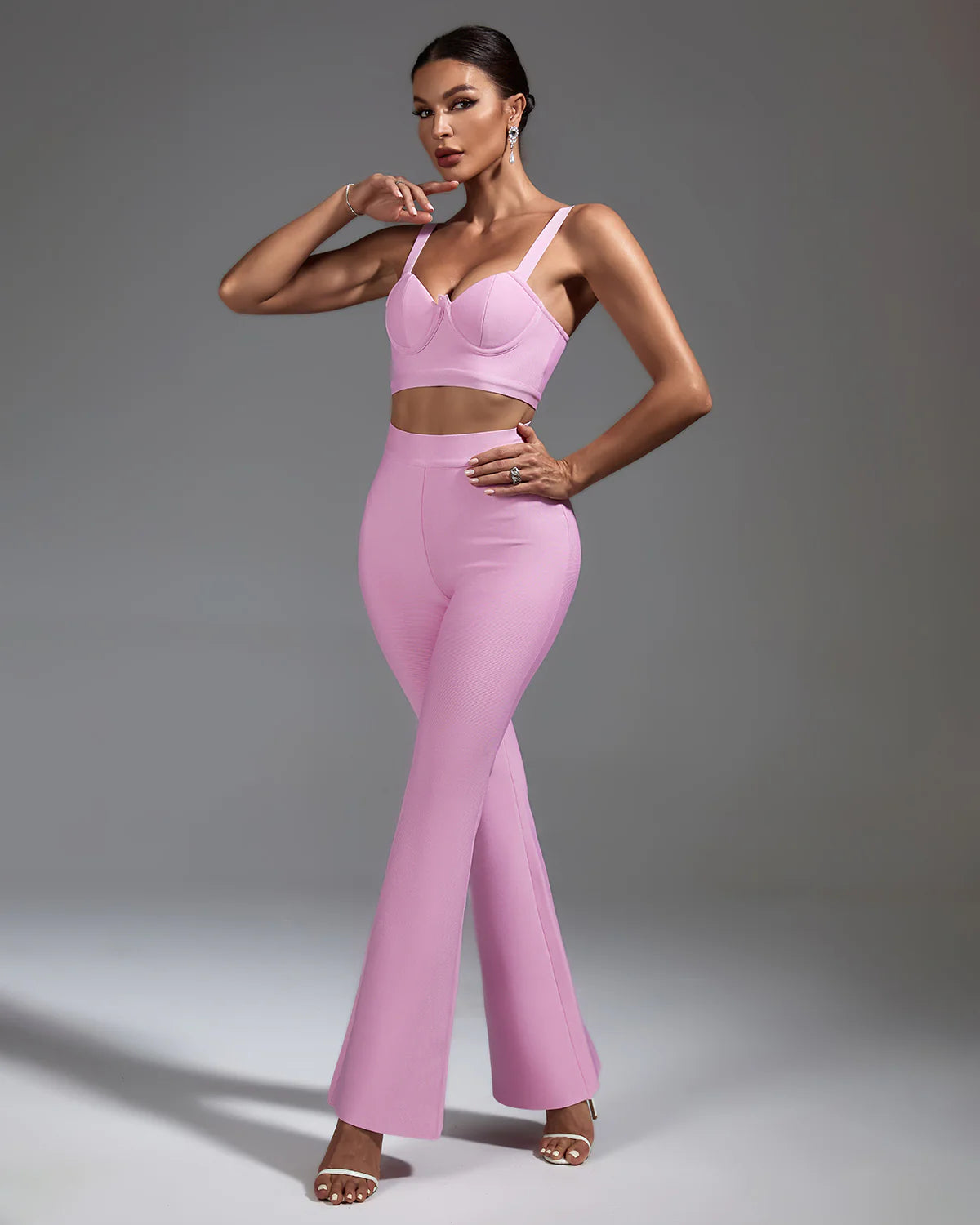 JAYA Backless Bandage Two Piece Set