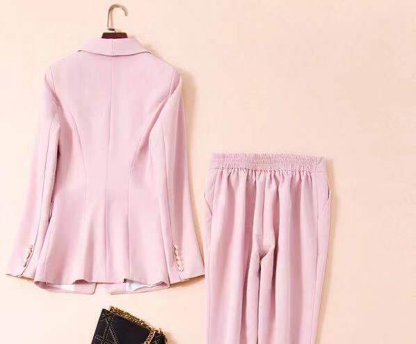 Pink Bodycon Set CRISTINA Pink V Neck Long Sleeve Maxi Bodycon Set – PinkApple Dresses