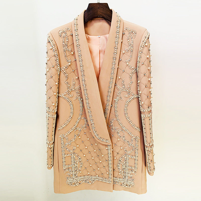 Inessa Crystals Blazer Dress S / Silver Inessa Crystals Blazer Dress S / Silver